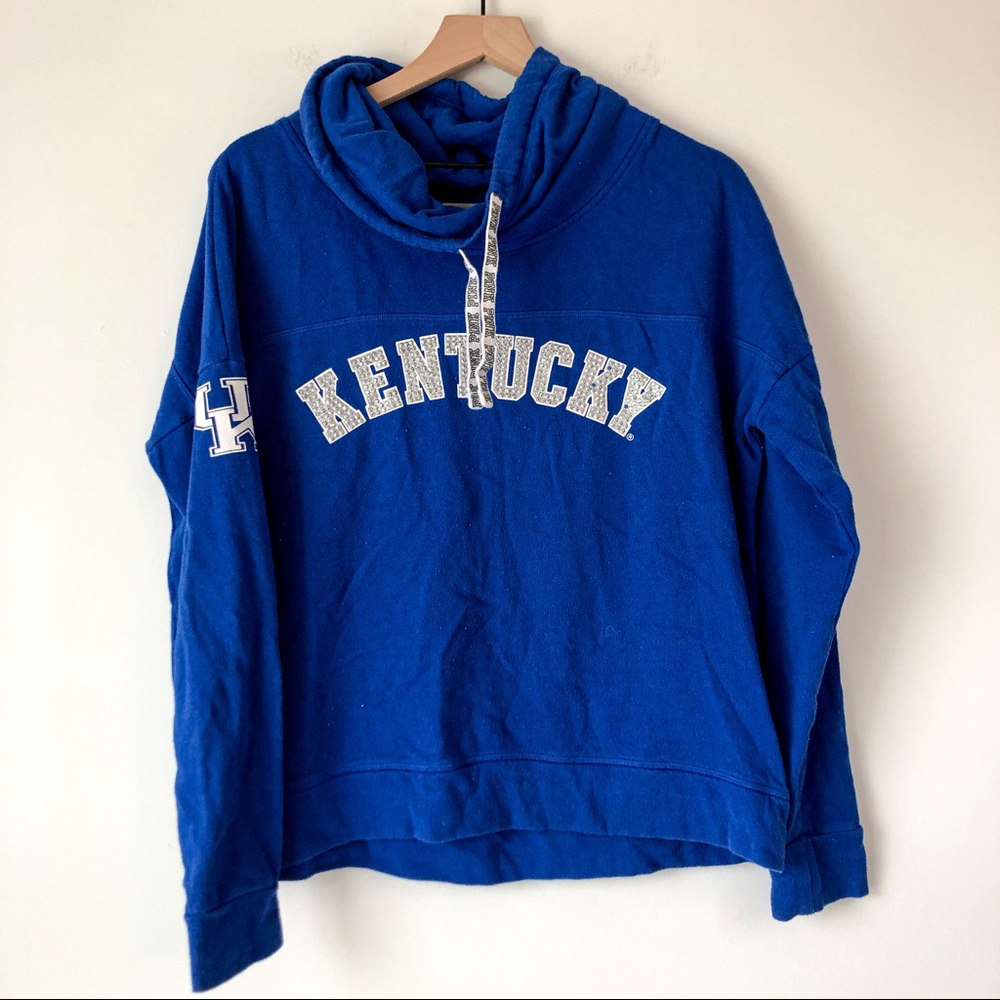 VS PINK University of Kentucky Sweatshirt Blue Medium